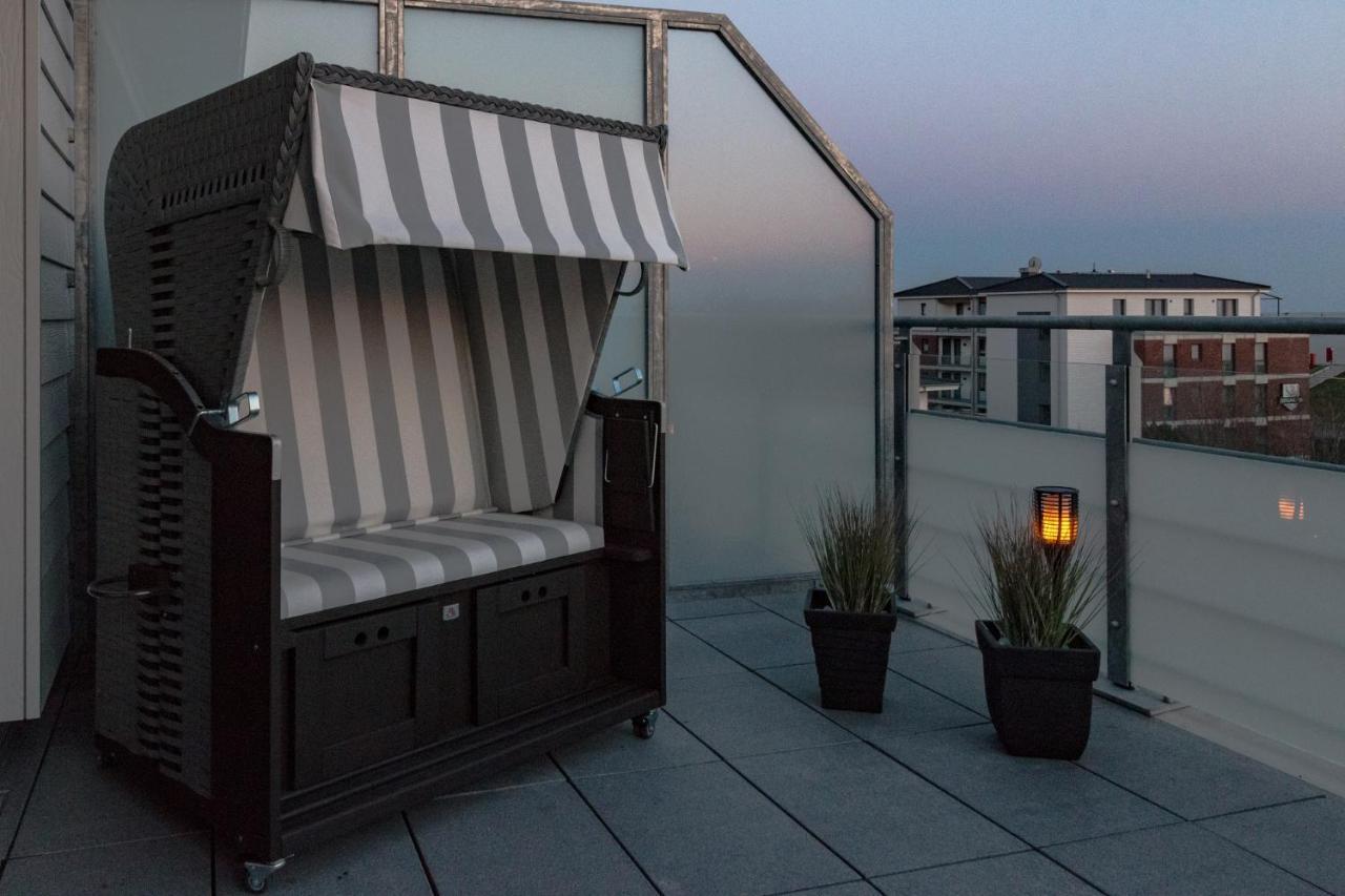 5 Sterne Penthouse Deichsuite Büsum Eksteriør billede