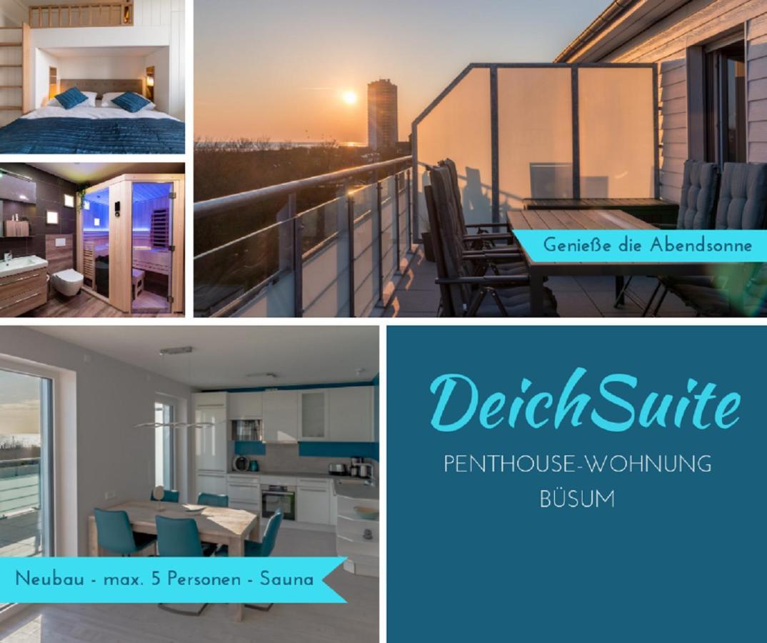 5 Sterne Penthouse Deichsuite Büsum Eksteriør billede